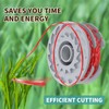 Strimmer Wire, 4 PCS Strimmer Spool Line Compatible with Flymo