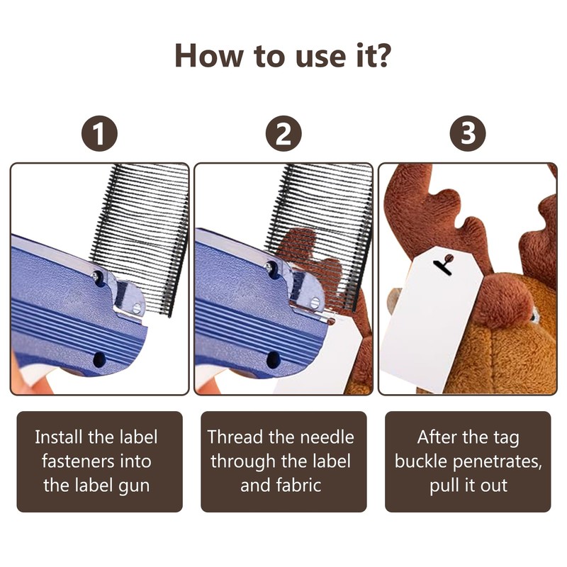 Tagging Gun Barbs,10000 Pcs Universal Tagging Fasteners Regular Plastic Tag