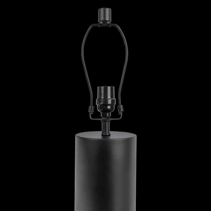 Aura Black Block Base Table Lamp with On/Off SwitchColor: as