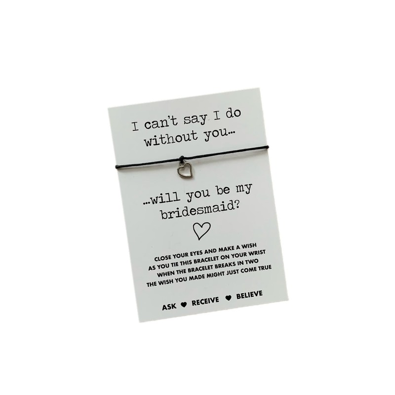 Will you be my bridesmaid wish string bracelet | Bridesmaid