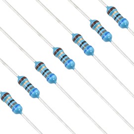 YOKIVE 100pcs 68 Ohm Resistor, 1/4W (0.25W) Metal Film Fixed Resistor, Tolerance +/-1% Resistors, ROHS Certificated