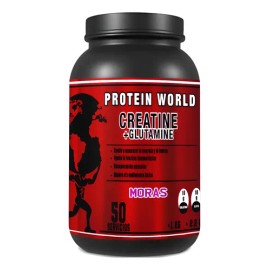 Aminoacidos Creatinaglutamina World Pre Entreno 50servicios                                                                                           