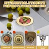 RQYEKDO Kitchen Sink Strainer Stainless Steel with Coarse Mesh &
