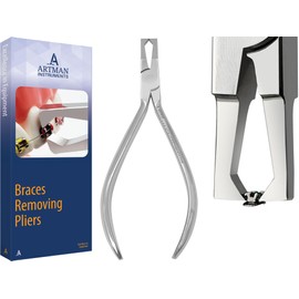 ARTMAN INSTRUMENTS Braces Removal Tool Orthodontic Bracket Removing Pliers Medical Grade Stainless Steel, Autoclavable, Easy Braces Removing Tool