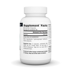 Source Naturals Charcoal - 100% Pure Activated, Digestive Aid - 100 Capsules