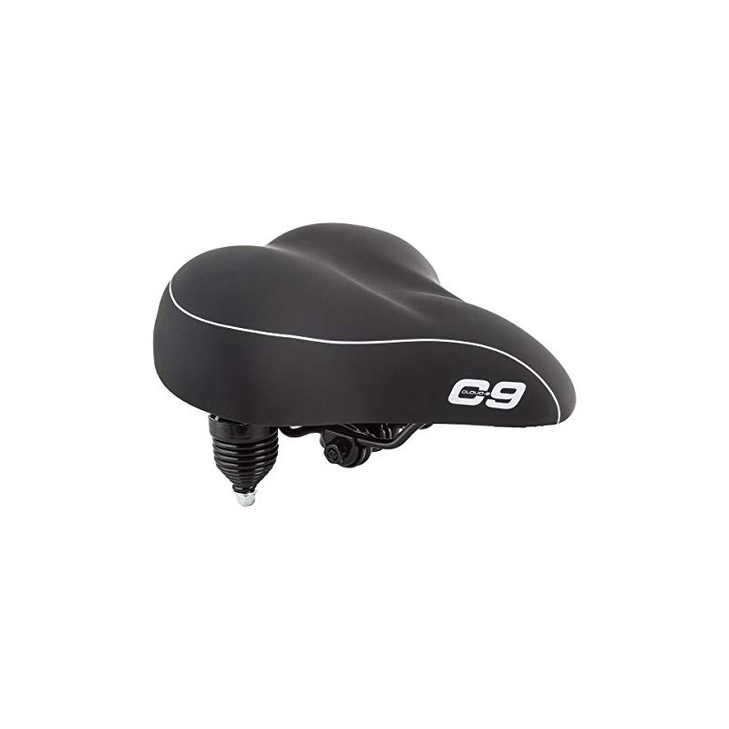Sunlite Cloud-9 Bicycle Suspension Cruiser Saddle, Cruiser Gel, Tri-color Black