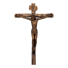 Christ Crucified Realistic Crucifix 10"