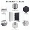 Namunanee Outdoor Electrical Junction Box, ABS Water Resistant Enclosure with