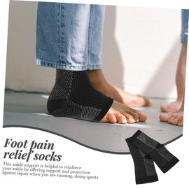 IWOWHERO Compression Socks for Plantar Non-slip Ankle Support Socks for Sports and Daily Use