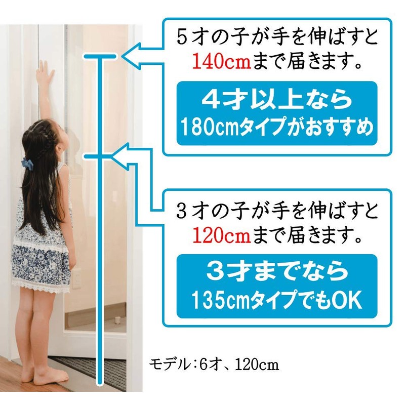 Hasamanmos Door Pinching Prevention Device For Rentals 53.1 inches (135