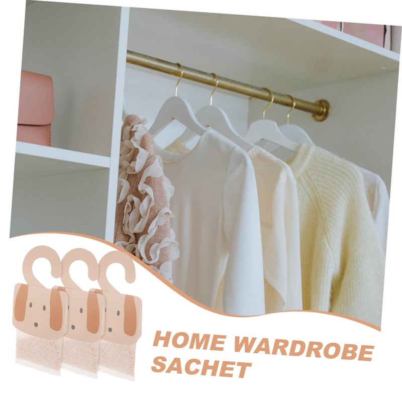 BIUDECO 3pcs Natural Fragrant Sachets for Wardrobe Closet and Car