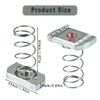 Selyse 10pcs 304 Stainless Steel Strut Channel Nuts with Long