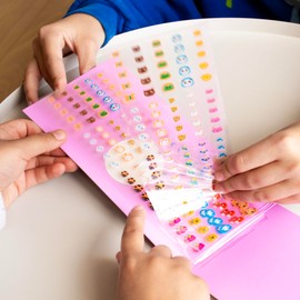 Omy Friends & Animals Nail Stickers for Kids - 200 Stickers, Waterproof, Durable, Fun, Creative Designs | Strong Enough to Last Through Hand Washing - Easy to Apply, Safe, Non-Toxic | Age 3 and Up