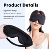 Premium Sleep Eye Mask for Men & Women, 100% Blackout