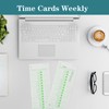 ALGLEA 500PCS Time Cards for Employees Weekly, 1 Sided Time
