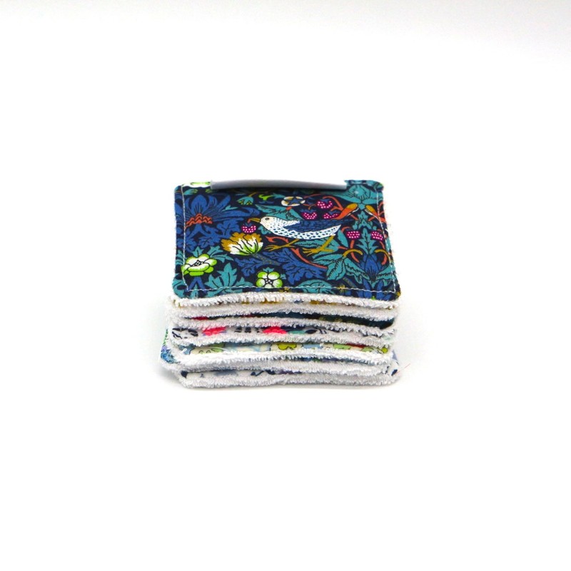 7 Liberty Fabric Makeup Remover Pads