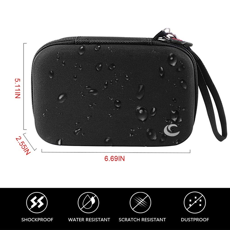 Comecase Hard Battery Organizer Storage Box Carrying Case Bag -