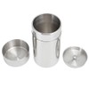 Portable 304 Stainless Steel Sealed Tea Leaf Storage Jar Canister