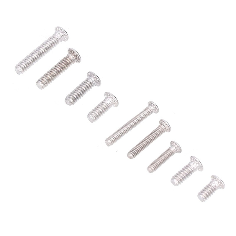 400Pcs Riveting Screw Kit Pull Electric Welding Stainless Steel Fastener