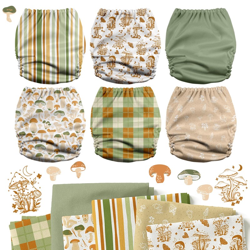 Mama Koala 3.0 Pocket Cloth Diapers for Babies with AWJ