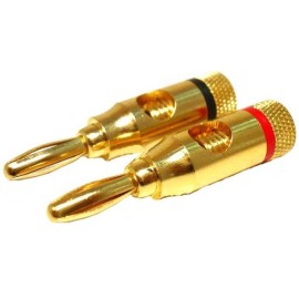 Ultra Gold Banana Plugs Screw Type Jack solderless plug terminal connectors