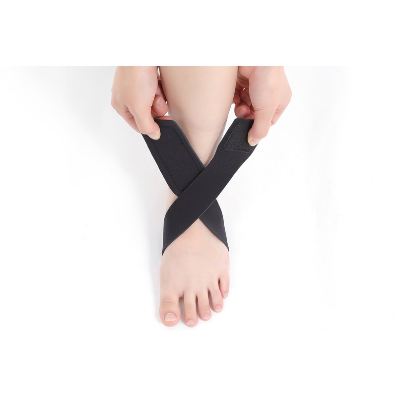 Healthpoint 1760Z BKAQ L-LL Ankle Support Belt, Arch & Ankle