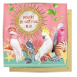 La La Land Greeting Card You’re Beautiful XO