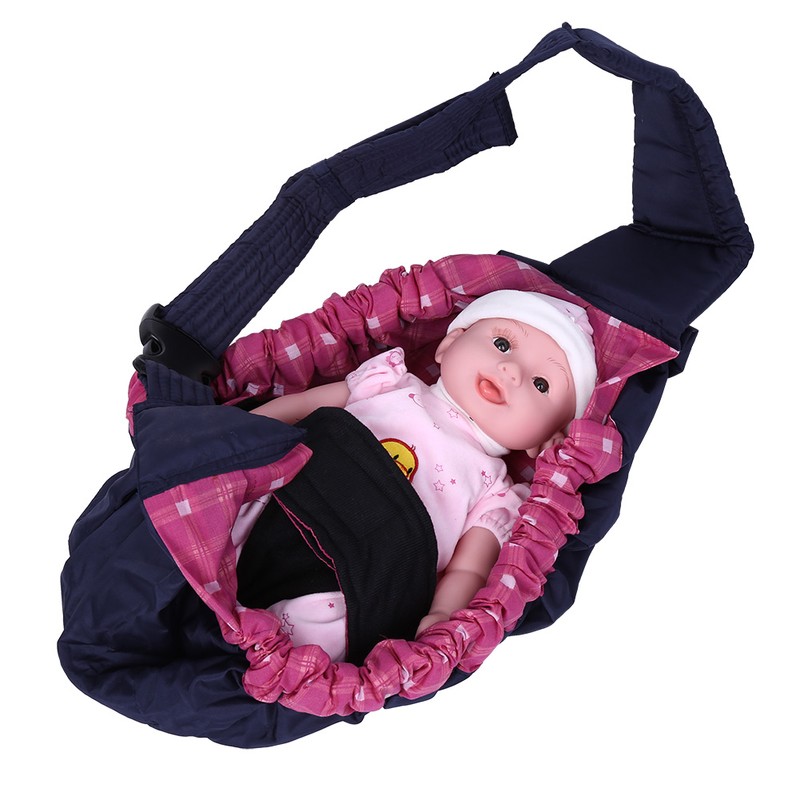 1Pc Adjustable Side Carry Economic Newborn Baby Wrap Carrier Front