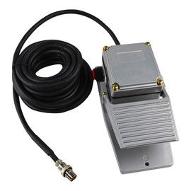 Lotos FP05P Foot Pedal for Lotos TIG200ACDCP TIG welder, 16ft Cable Length, Silver