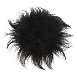 WOONEKY Men's Hair Extension Ponytail Topper Human Hair Front Piece Clip in Wig Replacement Wig Piece Hairpiece for Men