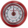 Dulton 100-189RD Kitchen Timer with Magnet Red Steel Analog Retro