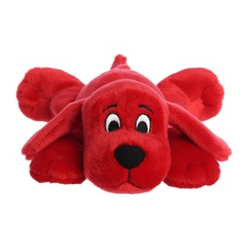 Aurora® Playful Clifford® Laying Clifford Stuffed Animal - Childhood Nostalgia - Lasting Companionship - Red 12 Inches