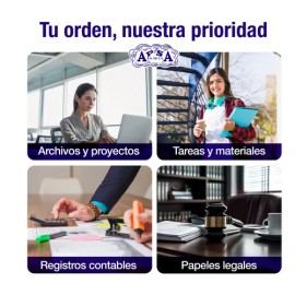Folder Tamaño Carta Biodegradable Colores Intensos Apsa                                                                                               