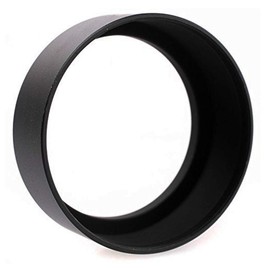CELLONIC® Lens Hood Compatible with Olympus M.Zuiko Digital 17 mm 1.8 ED, Diameter 46 mm Filter Thread LN-46S Lens Sun Visor Camera Lens Hood
