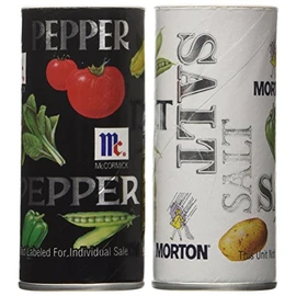 Morton's Salt, Mccormick Pepper Pack, 5.25-ounce Shakers
