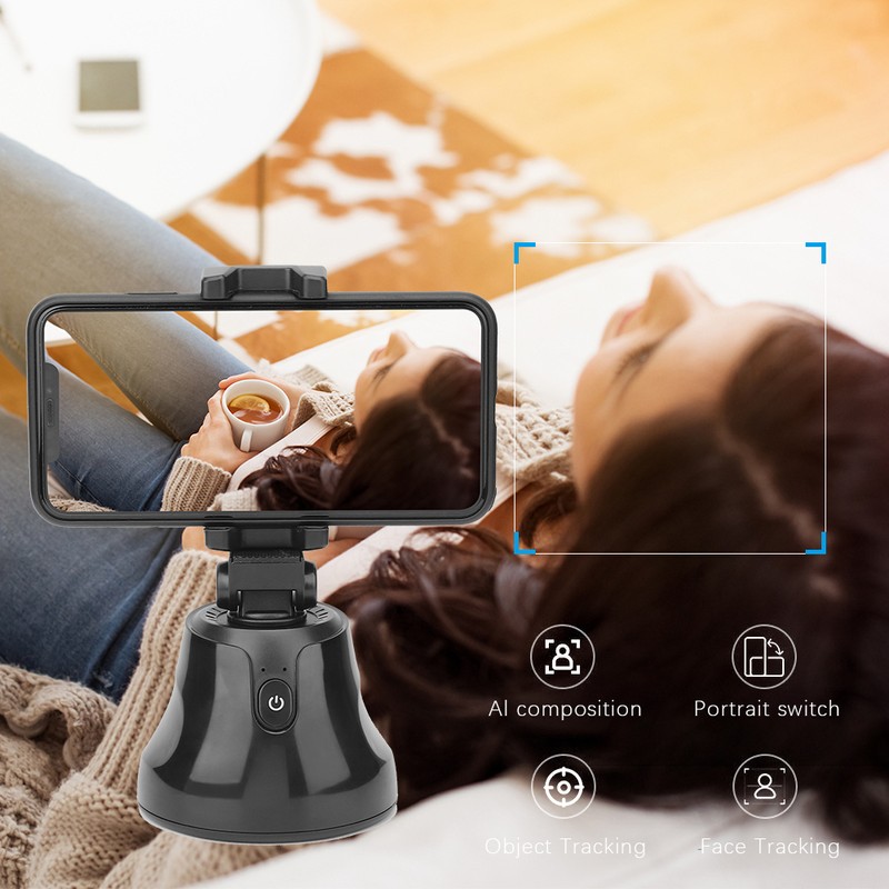 ABS Portable Outdoor 360 Panoramic Automatic Identification Face Following Shooting