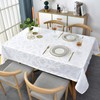 Jacquard Tablecloth Floral Damask Table Cloth Spill Proof Dust-Proof Wrinkle