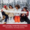FUNBOY Plastic Inflatable Shot Board Ski, 4 Shot Capacity 6-feet