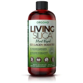 Living Silica Plant Based Collagen Booster | Vegan | Supports Healthy Collagen and Elastin Production for Joint & Bone Support, Glowing Skin, Strong Hair & Nails 500 ml | 16.9 Fl Oz
