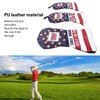 Golf Club Head Cover Set Waterproof PU Leather Golf Club
