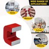 AOAUTO Red Alnico U-Shape Horseshoe Magnet for Nails, 25 Pounds
