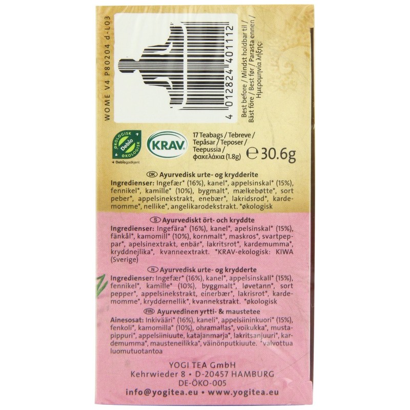 Yogi Tea Women's Tea 17bag (Pack of 6)