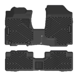 Floor Mats for 2007-2011 Honda CRV Anti Skid Heavy Duty Waterproof Floor Liners Black Full Set