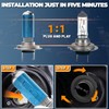 LECCIBUB Headlight Bulbs Fit For Hyundai Entourage 2007-2010, H7 High