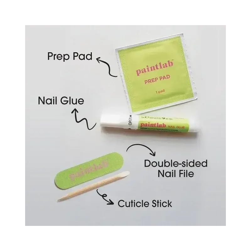 PaintLab Press On Nails - 30 Piece Fake Nails with