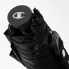 Champion CHU24MN55 Mini Folding Umbrella, Black, Logo Pattern, 21.7 inches