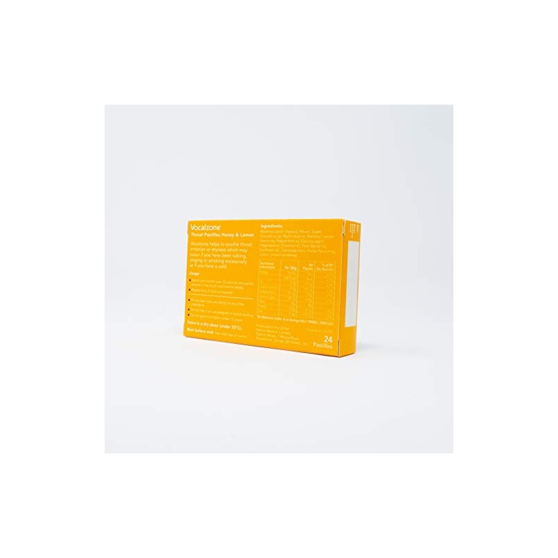 Vocalzone Lemon Honey Pack of 24