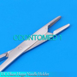 ODONTOMED TC Olsen Hegar Needle Holder 14cm Surgical Dental Veterinary Instruments
