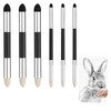 6 Pcs Blending Sponge Pen, 2 Size Double-Headed Pastel Blending