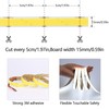 GOMING 24V 15mm Width COB LED Strip Cool White 6000K